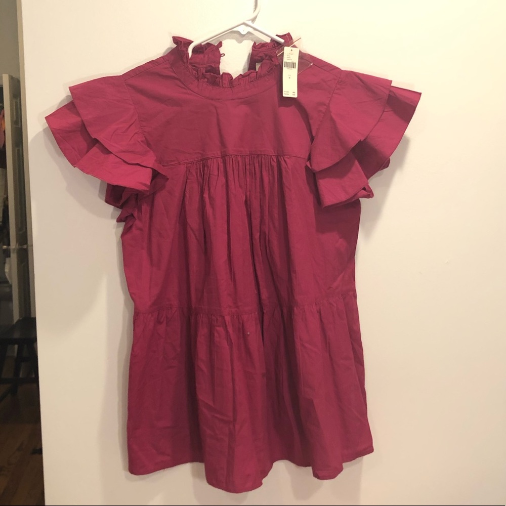 Anthropologie Trapeze Blouse